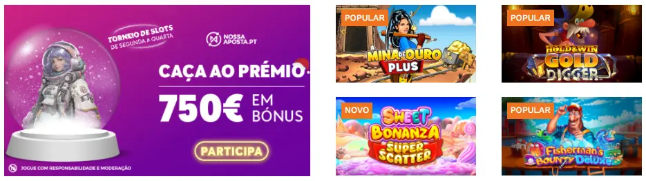 Catálogo de slots online com vários temas